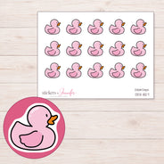 DDZ-11127 planner sticker sheet with enlarged sticker detail