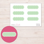 DDZ-11156 planner sticker sheet with enlarged sticker detail