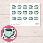 DDZ-11169 planner sticker sheet with enlarged sticker detail