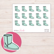 DDZ-11183 planner sticker sheet with enlarged sticker detail