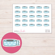 DDZ-11193 planner sticker sheet with enlarged sticker detail