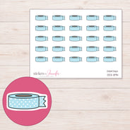 DDZ-11194 planner sticker sheet with enlarged sticker detail