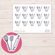 DDZ-11227 planner sticker sheet with enlarged sticker detail