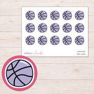 DDZ-11234 planner sticker sheet with enlarged sticker detail