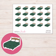 DDZ-11237 planner sticker sheet with enlarged sticker detail