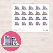 DDZ-11246 planner sticker sheet with enlarged sticker detail