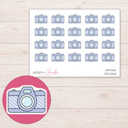 DDZ-11260 planner sticker sheet with enlarged sticker detail