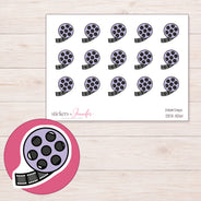 DDZ-11261 planner sticker sheet with enlarged sticker detail