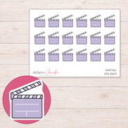 DDZ-11269 planner sticker sheet with enlarged sticker detail