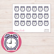 DDZ-11272 planner sticker sheet with enlarged sticker detail