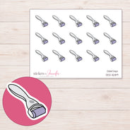 DDZ-11289 planner sticker sheet with enlarged sticker detail
