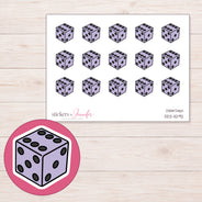 DDZ-11292 planner sticker sheet with enlarged sticker detail