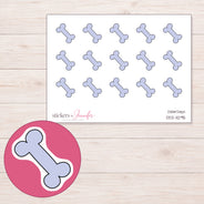 DDZ-11295 planner sticker sheet with enlarged sticker detail