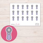 DDZ-11304 planner sticker sheet with enlarged sticker detail