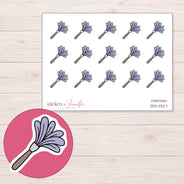 DDZ-11327 planner sticker sheet with enlarged sticker detail