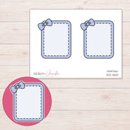 DDZ-11340 planner sticker sheet with enlarged sticker detail
