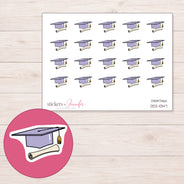 DDZ-11347 planner sticker sheet with enlarged sticker detail
