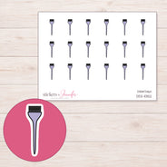 DDZ-11352 planner sticker sheet with enlarged sticker detail
