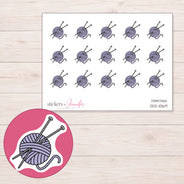 DDZ-11369 planner sticker sheet with enlarged sticker detail