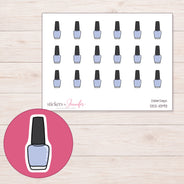 DDZ-11393 planner sticker sheet with enlarged sticker detail