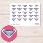 DDZ-11398 planner sticker sheet with enlarged sticker detail