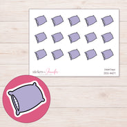 DDZ-11407 planner sticker sheet with enlarged sticker detail