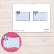 DDZ-11419 planner sticker sheet with enlarged sticker detail