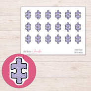DDZ-11426 planner sticker sheet with enlarged sticker detail