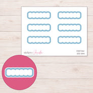 DDZ-11441 planner sticker sheet with enlarged sticker detail