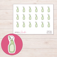 DDZ-11455 planner sticker sheet with enlarged sticker detail