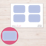 DDZ-11462 planner sticker sheet with enlarged sticker detail