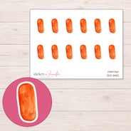 DDZ-11482 planner sticker sheet with enlarged sticker detail