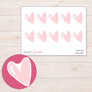 DDZ-11485 planner sticker sheet with enlarged sticker detail