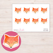 DDZ-11488 planner sticker sheet with enlarged sticker detail