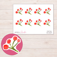 DDZ-11509 planner sticker sheet with enlarged sticker detail