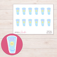 DDZ-11539 planner sticker sheet with enlarged sticker detail