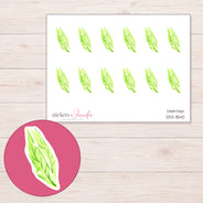 DDZ-11540 planner sticker sheet with enlarged sticker detail