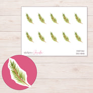 DDZ-11545 planner sticker sheet with enlarged sticker detail