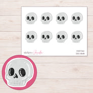 DDZ-11548 planner sticker sheet with enlarged sticker detail