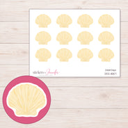 DDZ-11557 planner sticker sheet with enlarged sticker detail