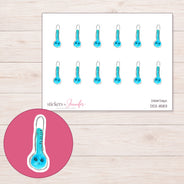 DDZ-11583 planner sticker sheet with enlarged sticker detail