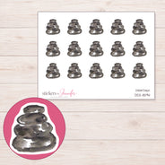 DDZ-11594 planner sticker sheet with enlarged sticker detail