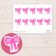 DDZ-11603 planner sticker sheet with enlarged sticker detail