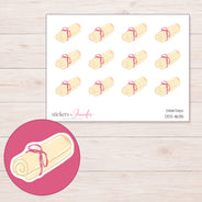DDZ-11635 planner sticker sheet with enlarged sticker detail
