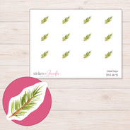 DDZ-11672 planner sticker sheet with enlarged sticker detail
