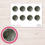 DDZ-11694 planner sticker sheet with enlarged sticker detail