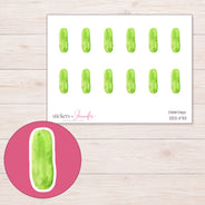 DDZ-11701 planner sticker sheet with enlarged sticker detail