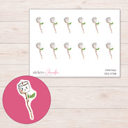 DDZ-11738 planner sticker sheet with enlarged sticker detail