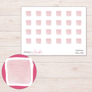 DDZ-11740 planner sticker sheet with enlarged sticker detail