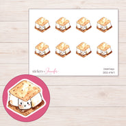 DDZ-11747 planner sticker sheet with enlarged sticker detail